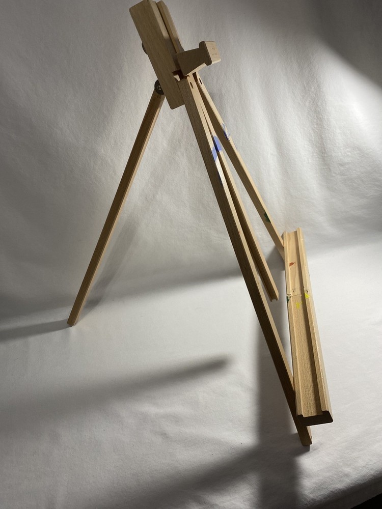 Conda 27" A-Frame Easel Adjustable Beechwood Tripod Display Stand