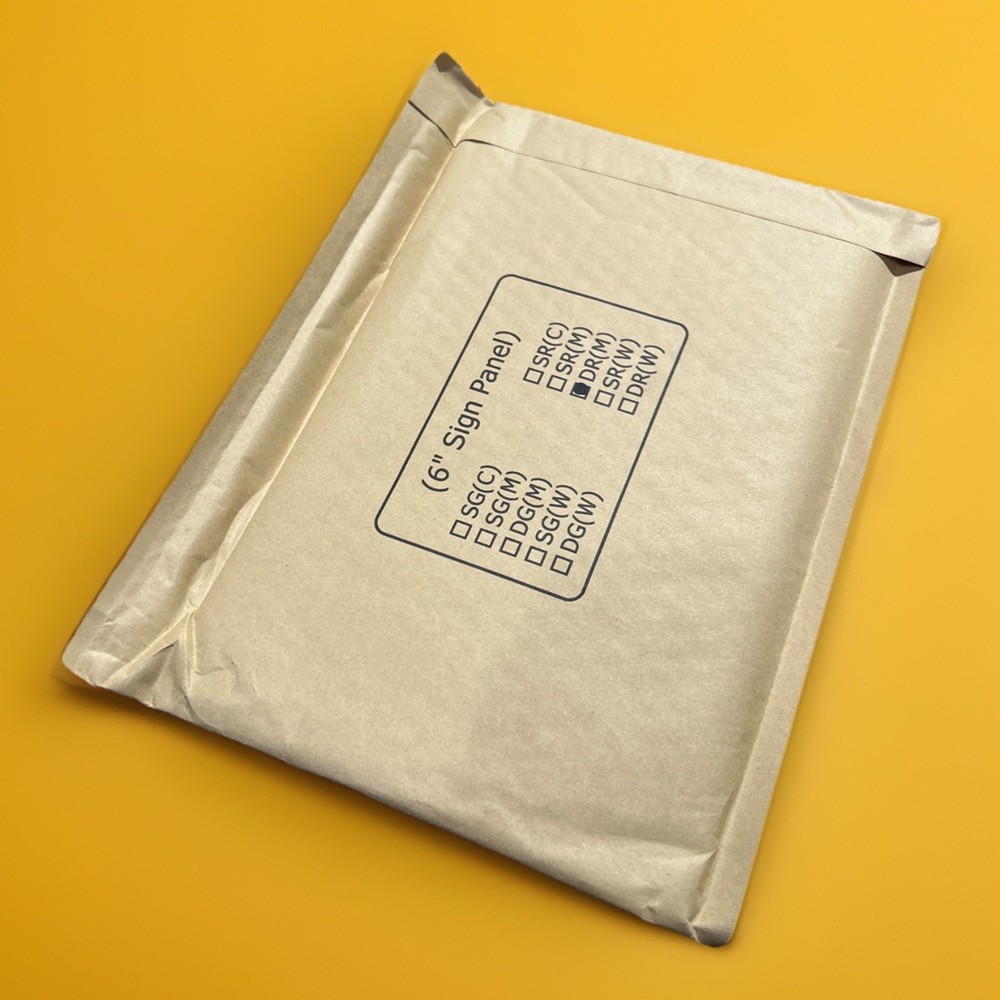 🔥6" Exit Sign Panel DR(M) Mirror Panel (Red Letters) ~ 1 Unit