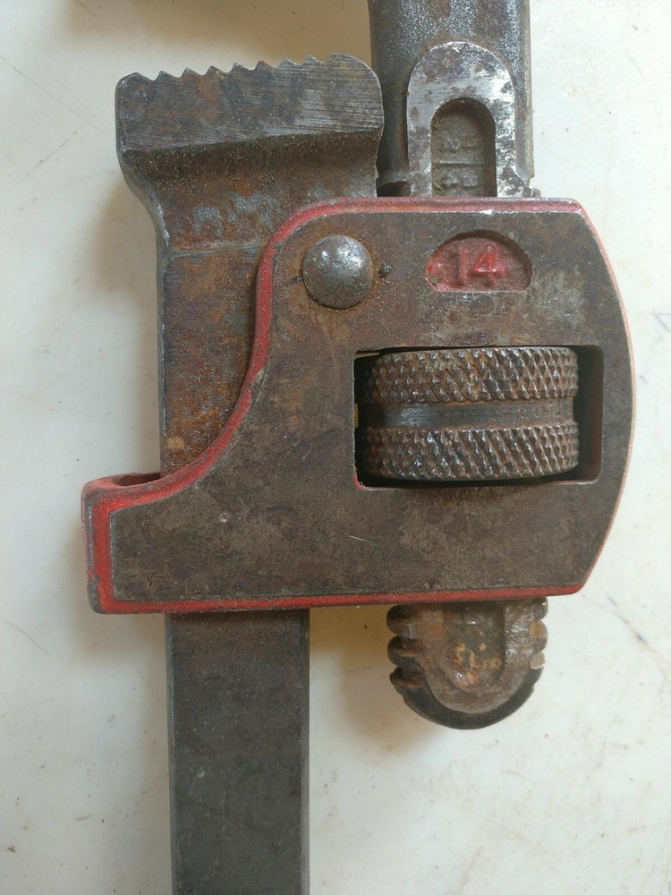 Vintage 14-in Adjustable Pipe Monkey Wrench