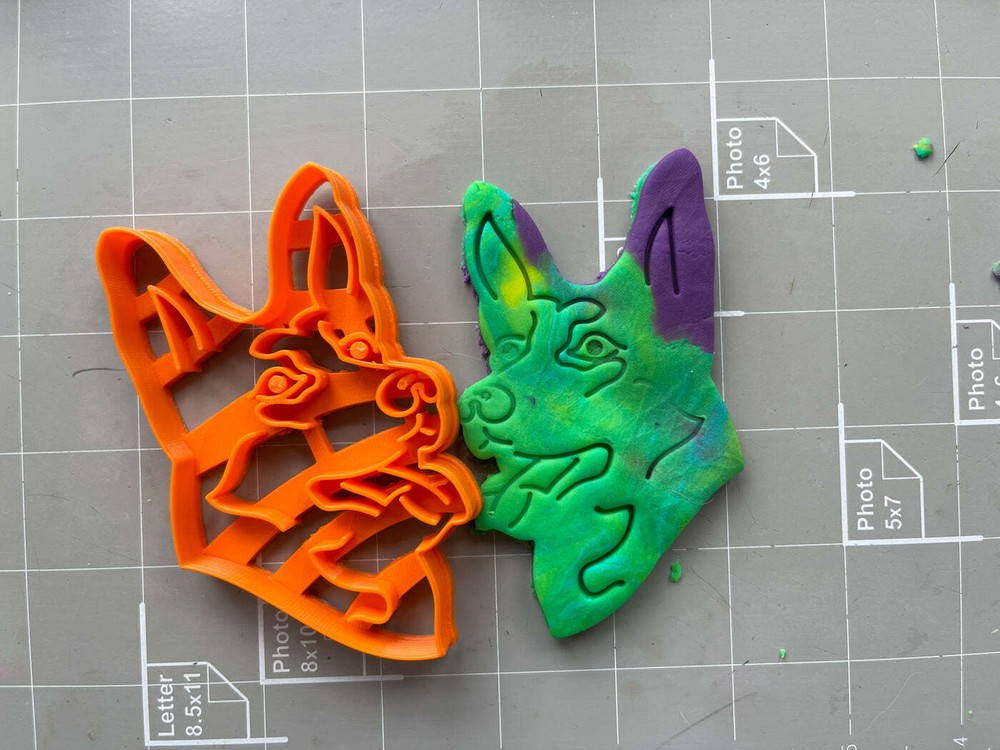 German Shepherd Cookie Cutter