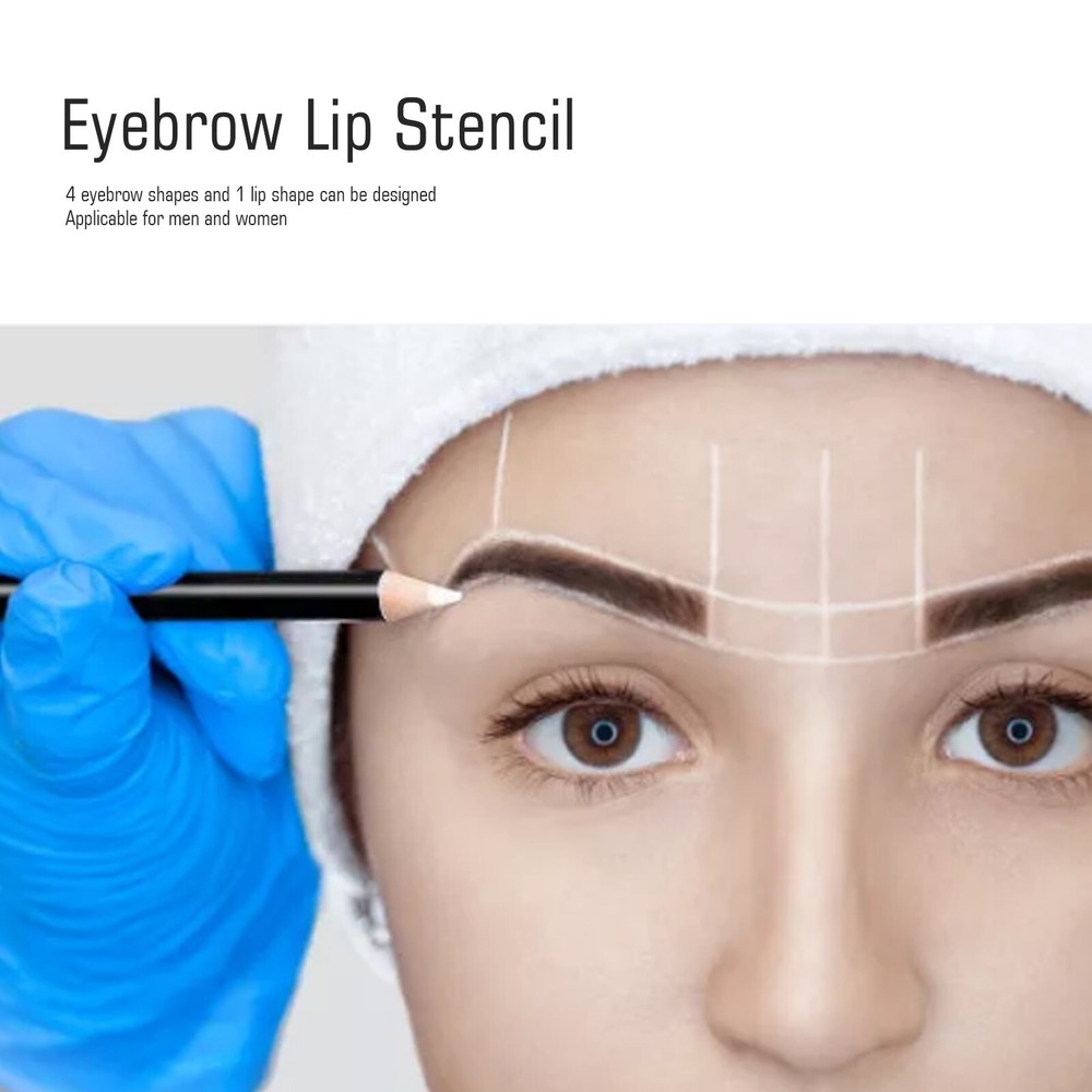 Eyebrow Lip Stencil Beginner Reusable Makeup Eyebrow Lip Template Microblading