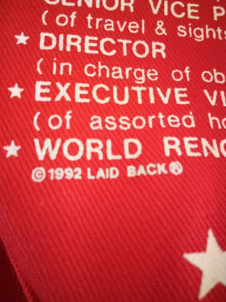 1992 Laid Back Retirement Hat With 8 Retirement Pins