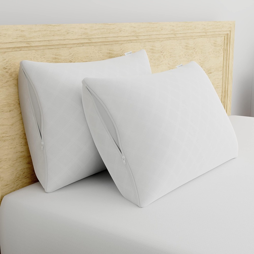 Set of 4 Standard/Queen AllerEase Pillow Protectors - Temperature Balancing, ...