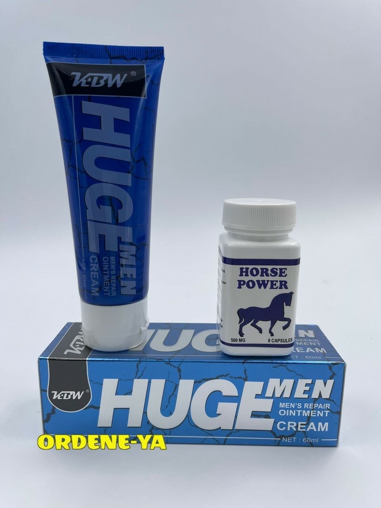 Power 8 Caps + Huge Men Cream
