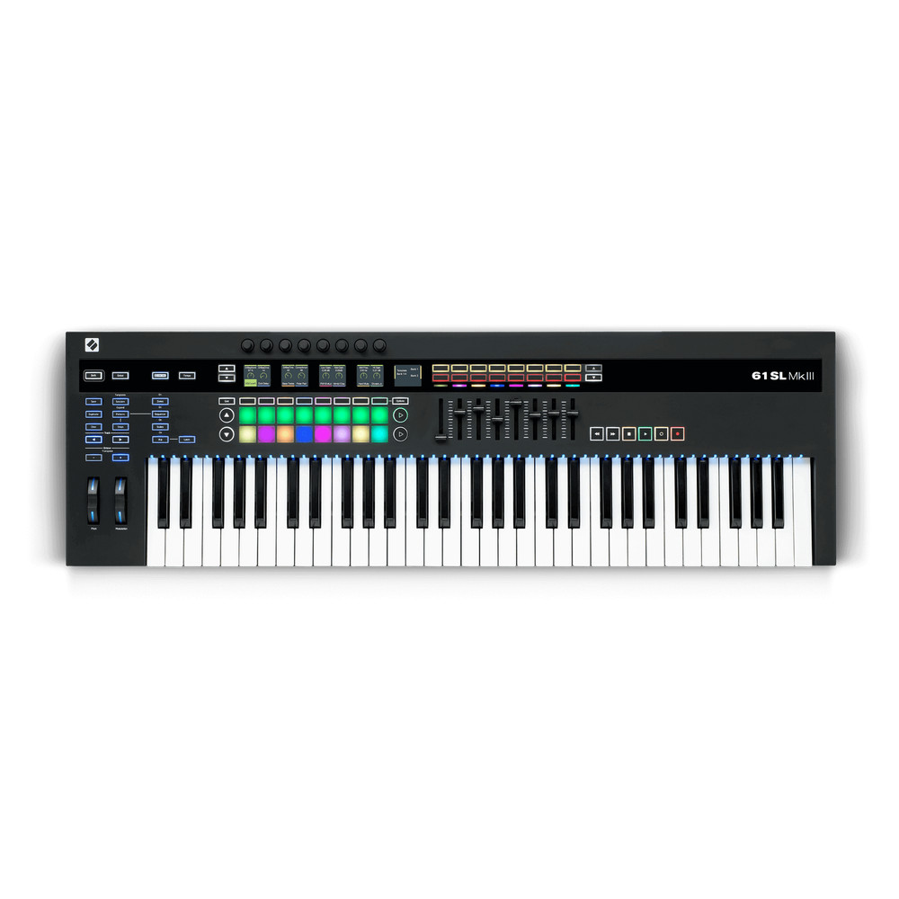 Novation SL MkIII MIDI & CV Keyboard Controller with Sequencer, 61-Note Keyboard