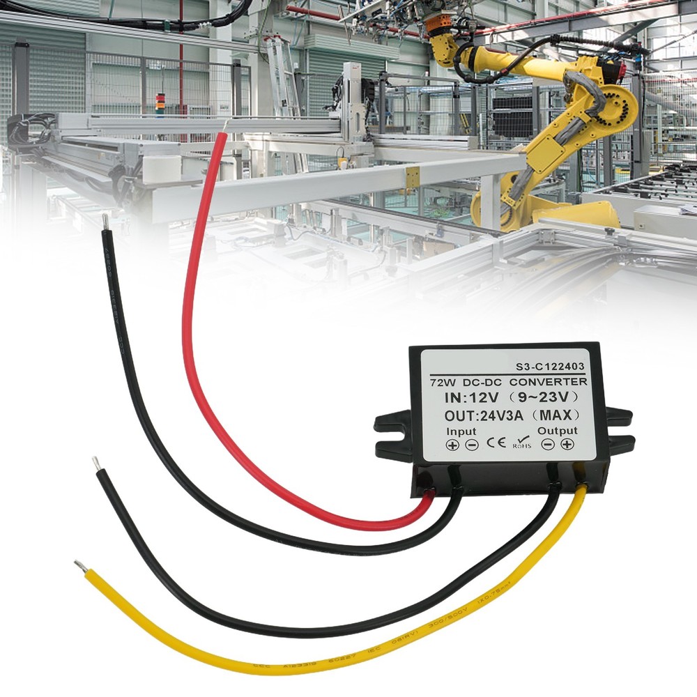 Casing Material: Plastic Input Voltage: 9-23V DC Rated Output Current: 3A