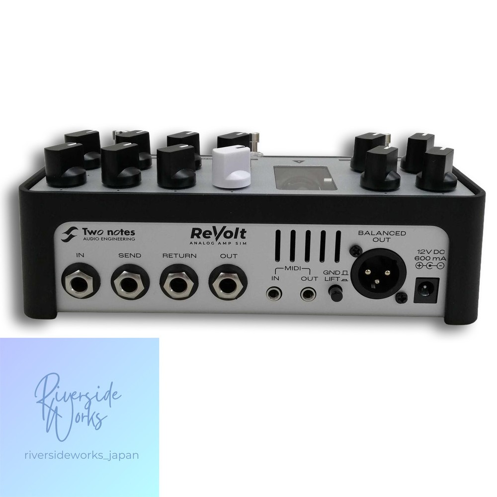 TWO NOTES Effect Pedal REVOLT GUITAR ANALOG AMP SIM - Versatile JP