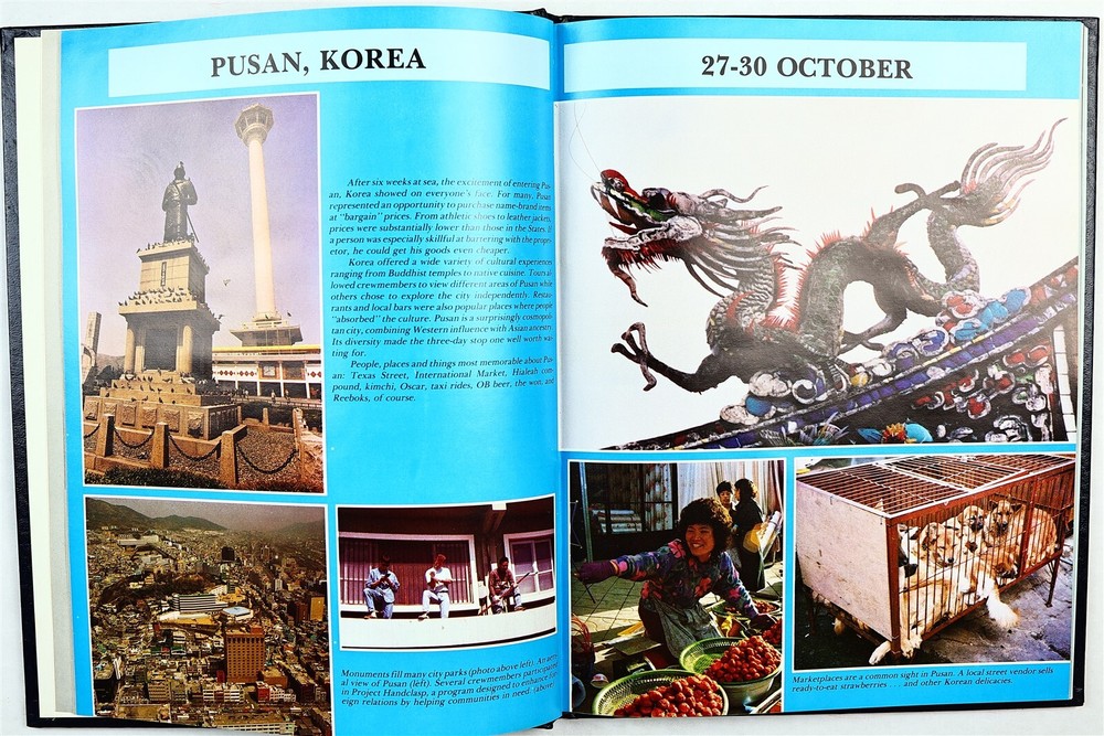 USS Lake Champlain (CG-57) 1989 1990 Westpac Deployment Cruise Book