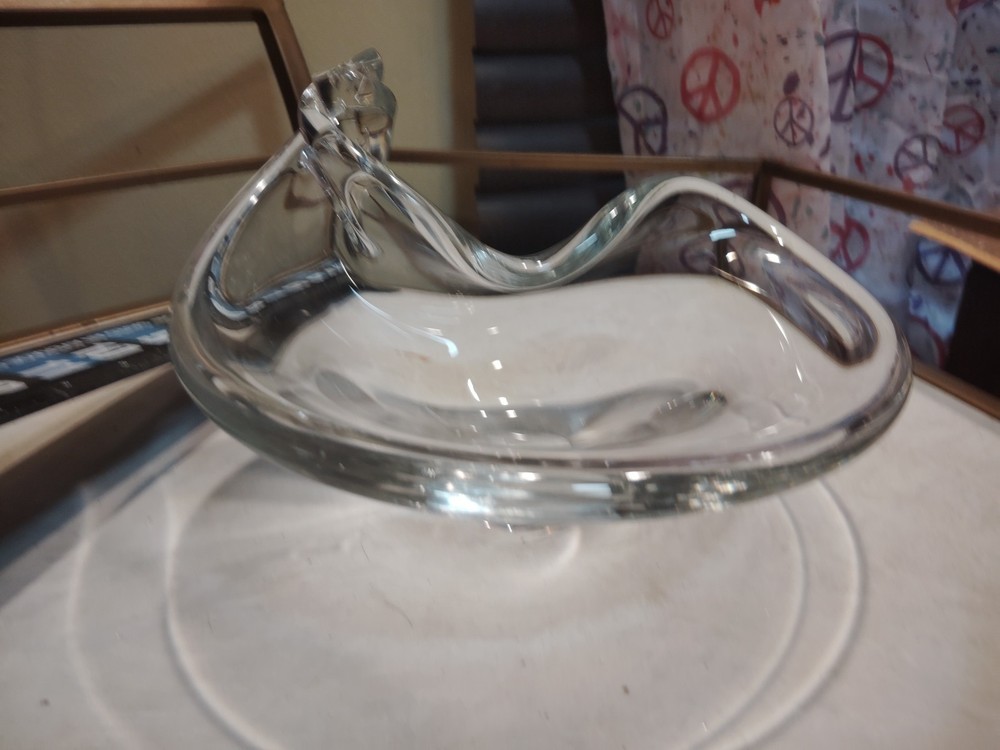 MCM Art Glass Serving Bowl L180