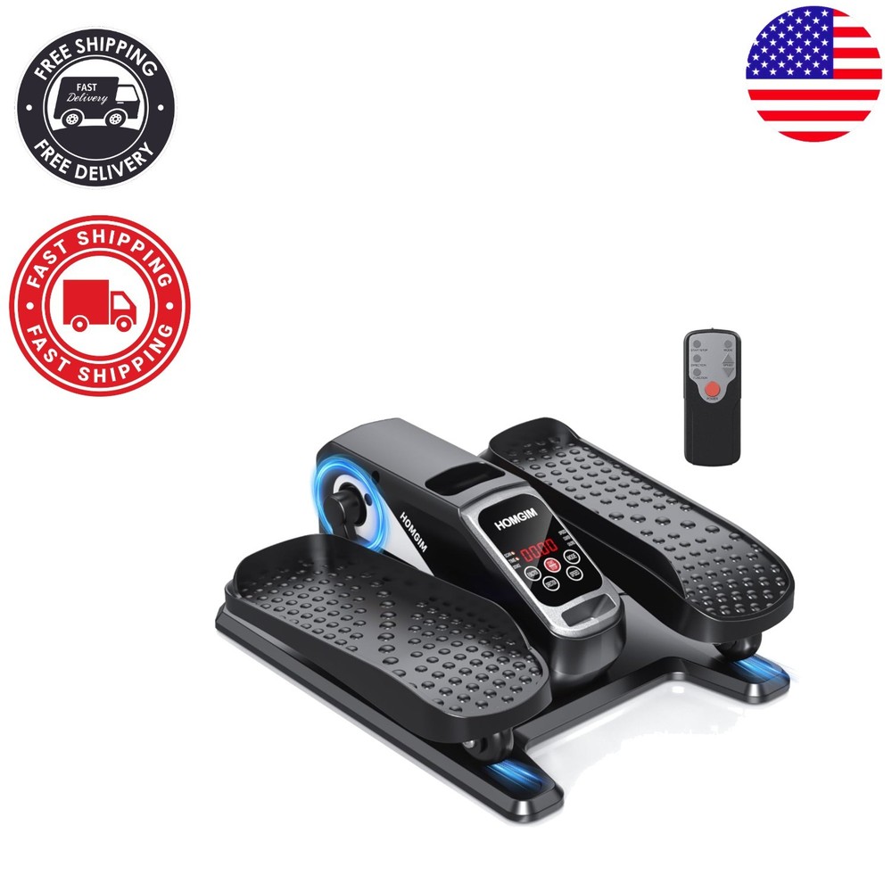 Under Desk Elliptical - Ultra Quiet Motorized Leg Exerciser with Remote Control