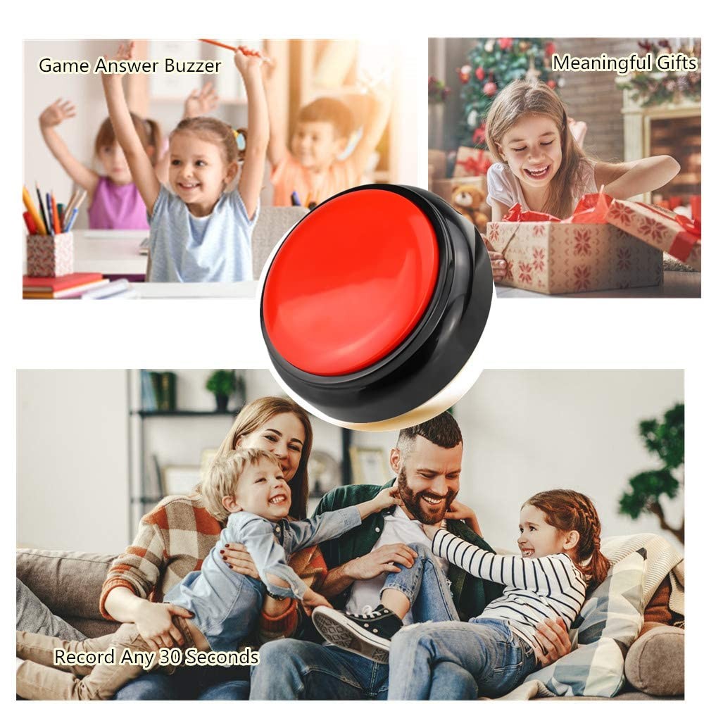 Recordable Easy Button Sound Button Voice Recording Talking Button 30 Second ...