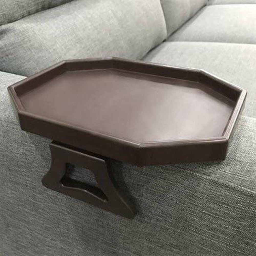 Sofa Arm Clip Table, Armrest Tray Table, Drinks/Remote Control/Snacks Holder ...