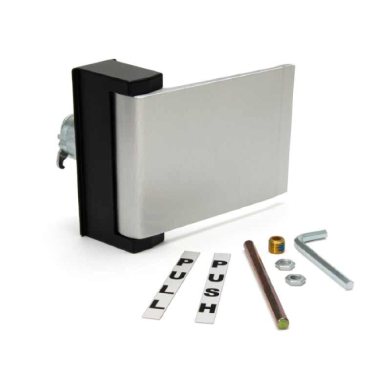 FHC Aluminum Push-Pull Deadlatch Paddle Handle - Push To Right