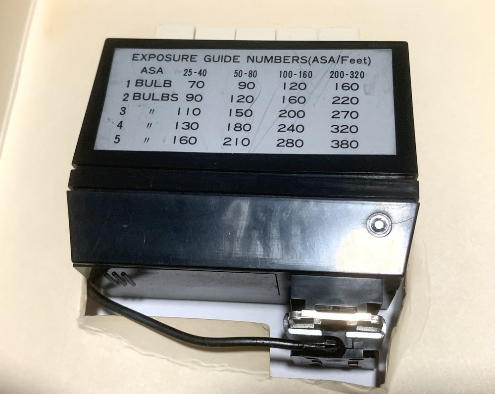 Vintage Kalimar Select-O-Flash K-444 Universal Flashbar Adapter, Japan, Untested