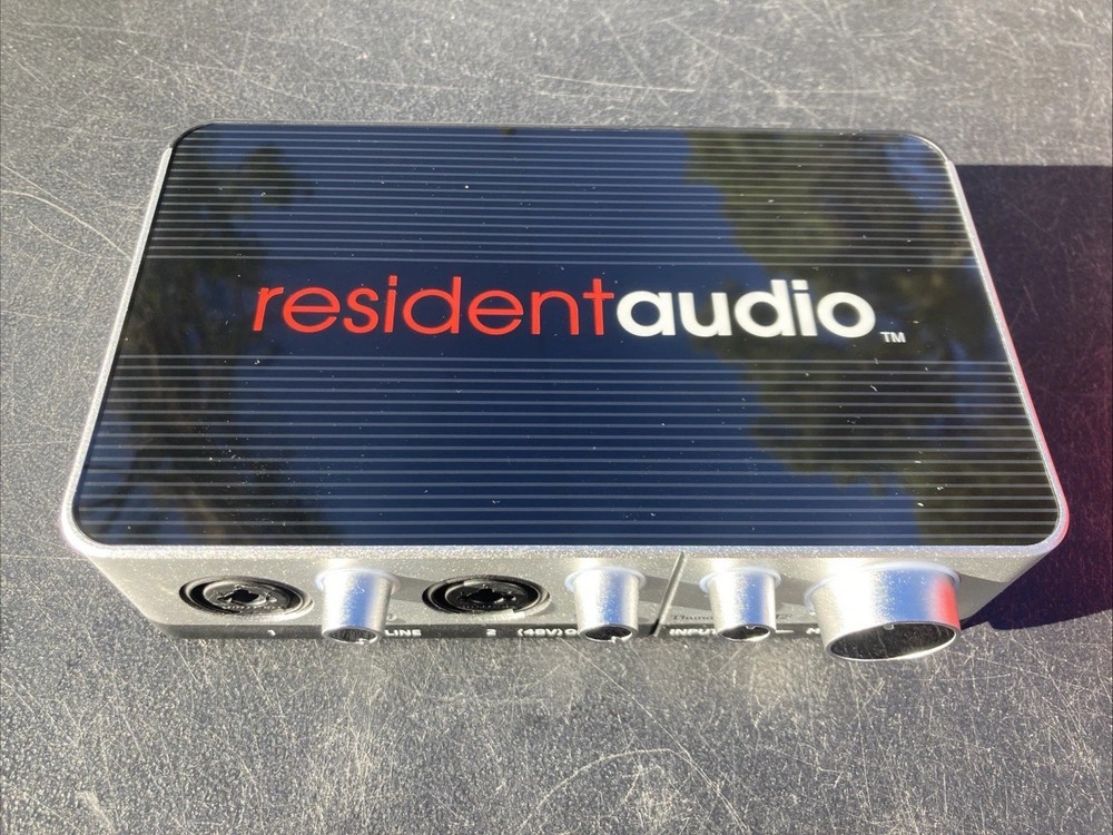 Resident Audio T2 Thunderbolt Audio Interface Studio Recording Mac Pro Audio