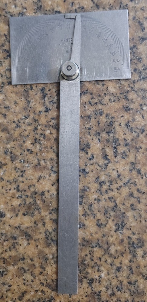 🗽GENERAL NO 17 180 DEGREE PROTRACTOR