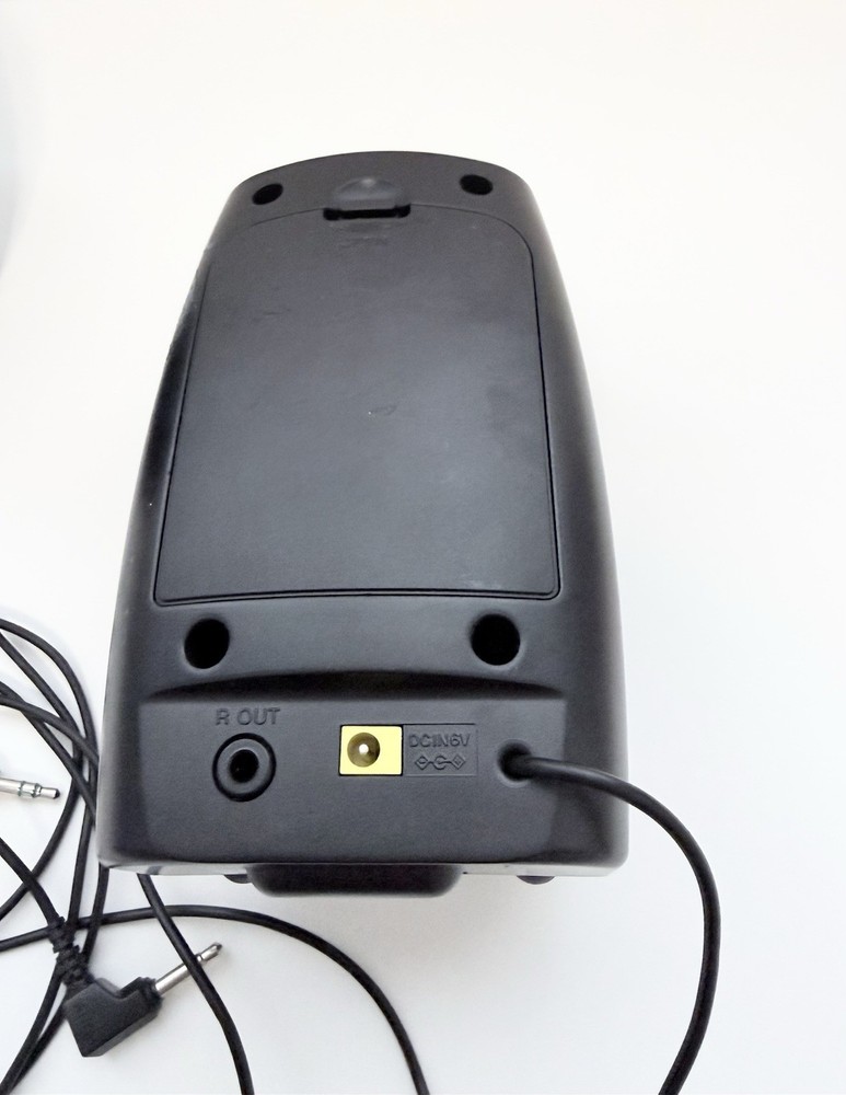 Sony SRS-A11 Computer Speakers Pair Wired Desktop Audio System Tested Working
