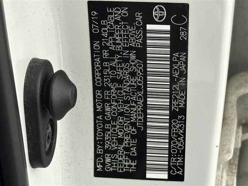 Camera/Projector Hatchback Camera Front Fits 19-25 COROLLA 2651714