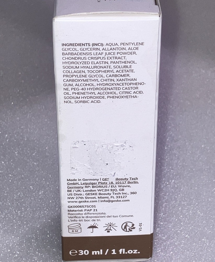 GESKE ~ DE-PUFFING EYE SERUM ~ 1 OZ New.