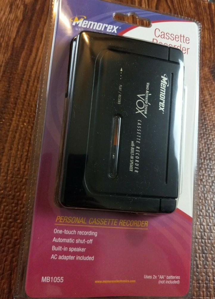 Memorex Personal Full Size Cassette Recorder MB1055 NIB