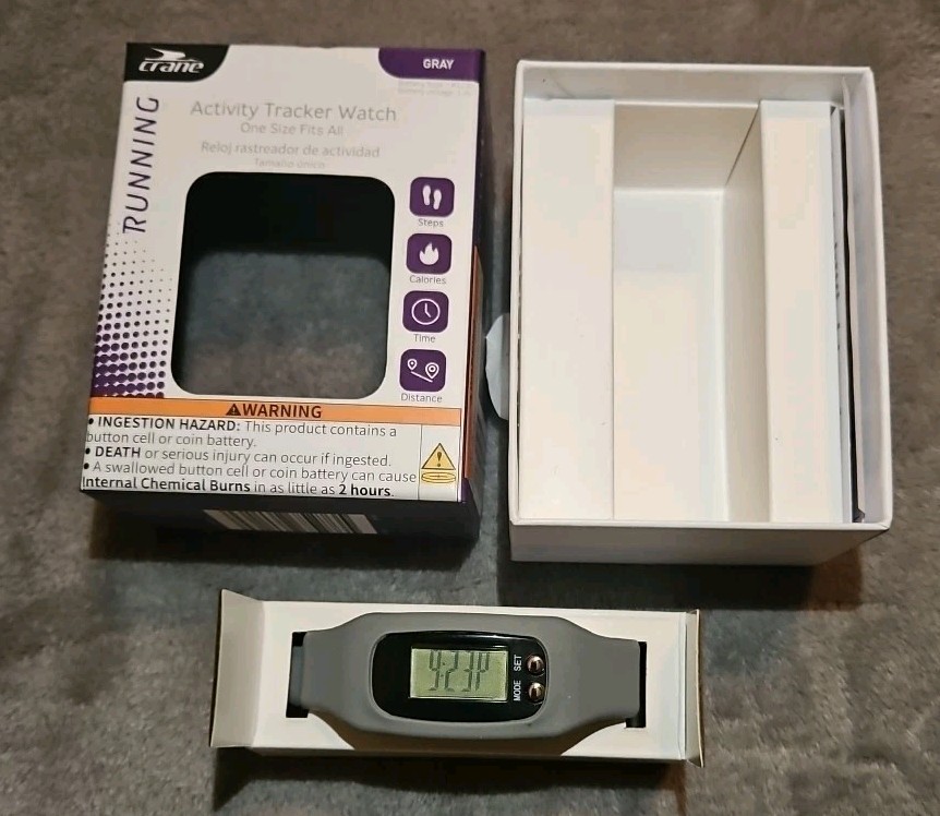 Crane Gray Activity Tracker Watch NOB