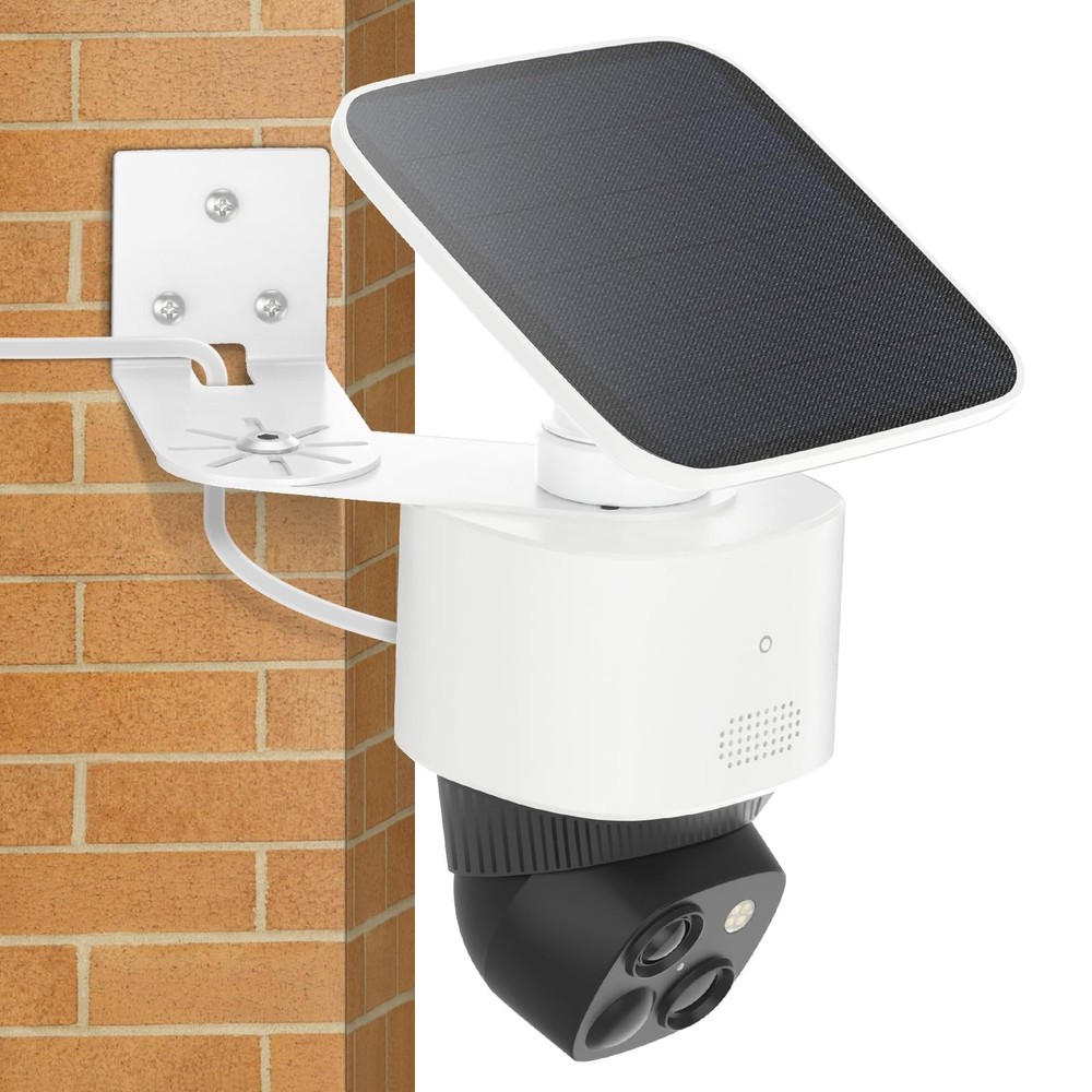 Adjustable Corner Mount Bracket for Eufy Security SoloCam 1 Pack, White