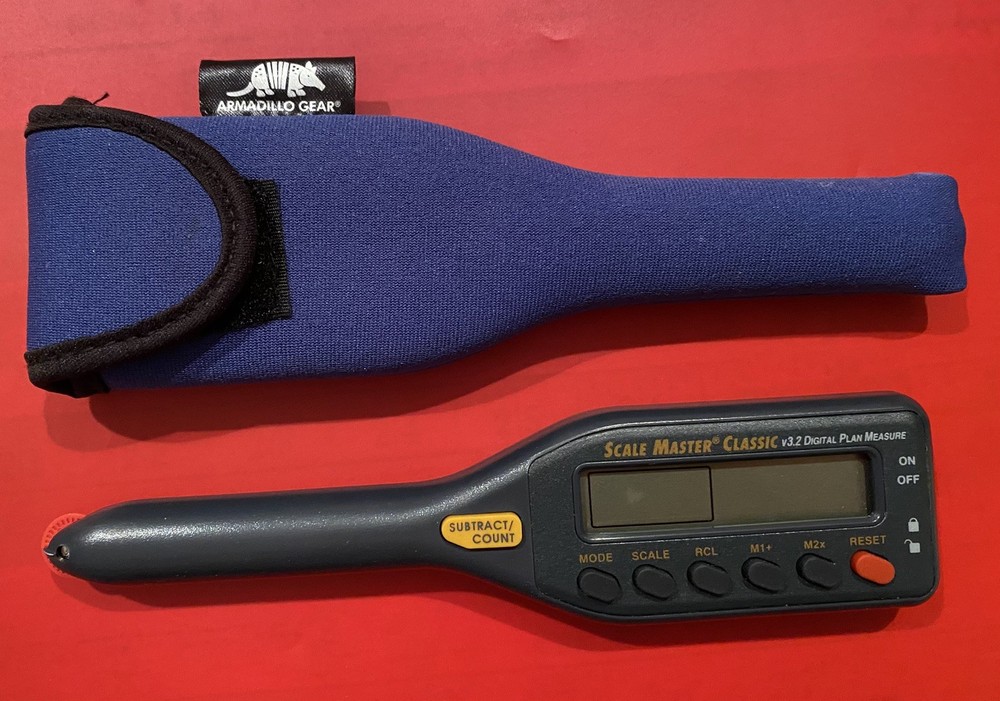Scale Master Classic Model 6020 v3.2 Digital Plan Measure & Case Armadillo Gear
