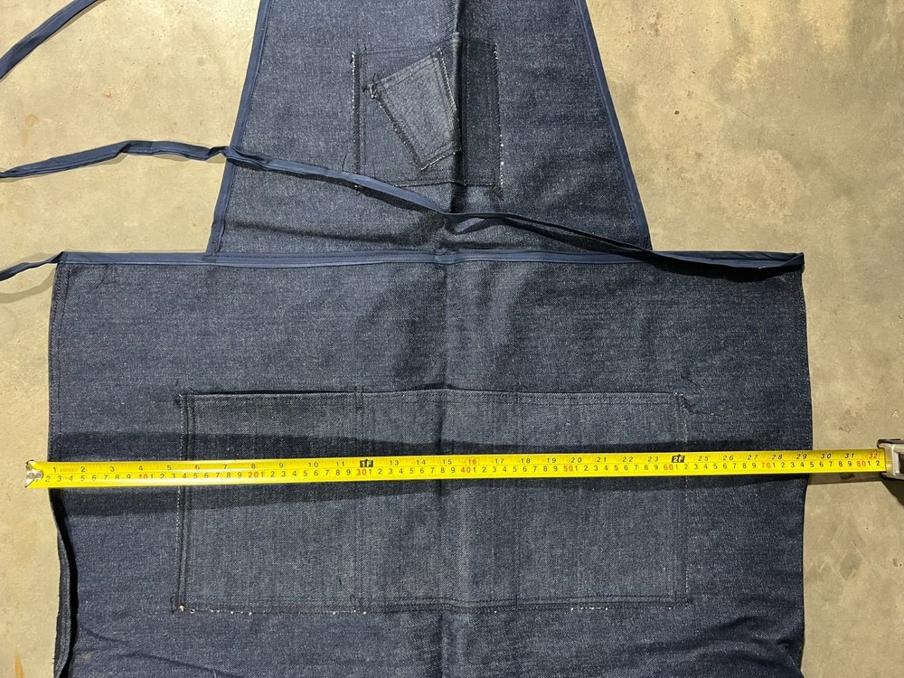 Denim Apron. Classroom Art. Workwear, Studio, Machinist Work