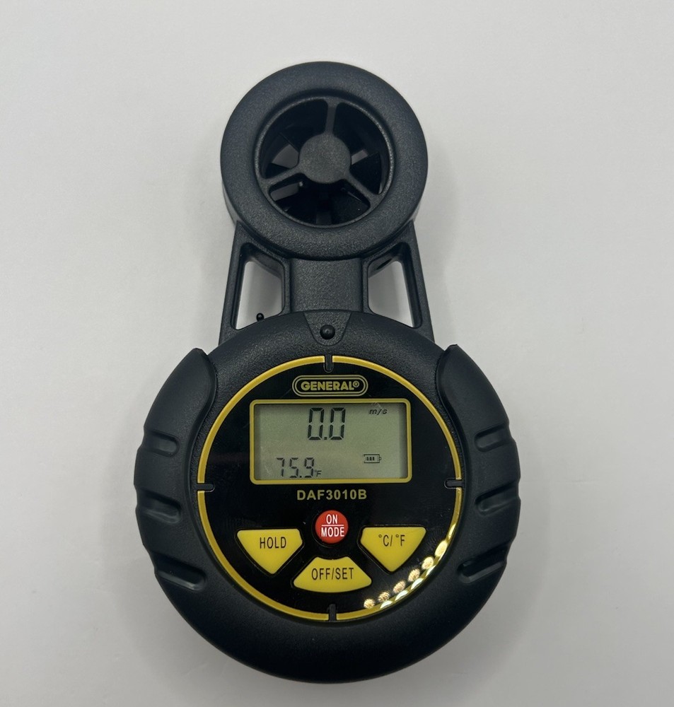 General Tools DAF3010B:  Airflow Seeker Digital Airflow Meter Working Condition