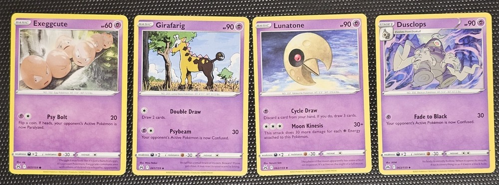 NM Crown Zenith Complete Common and Uncommon Set - 71 Cards