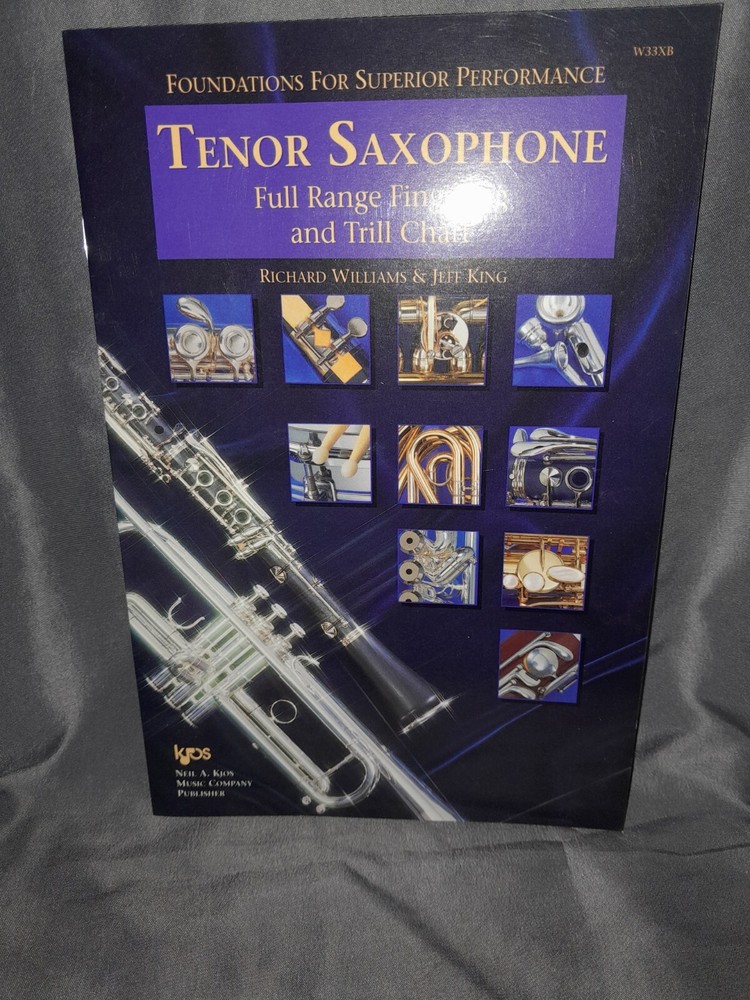 Foundations For Superior Performance Tenor Sax Full Range Fingering Trill Chart