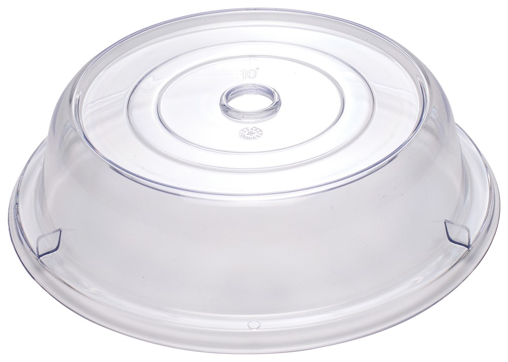 10" Clear Round Plate Cover, 2-1/2"H, Stackable, PC (12 Each)