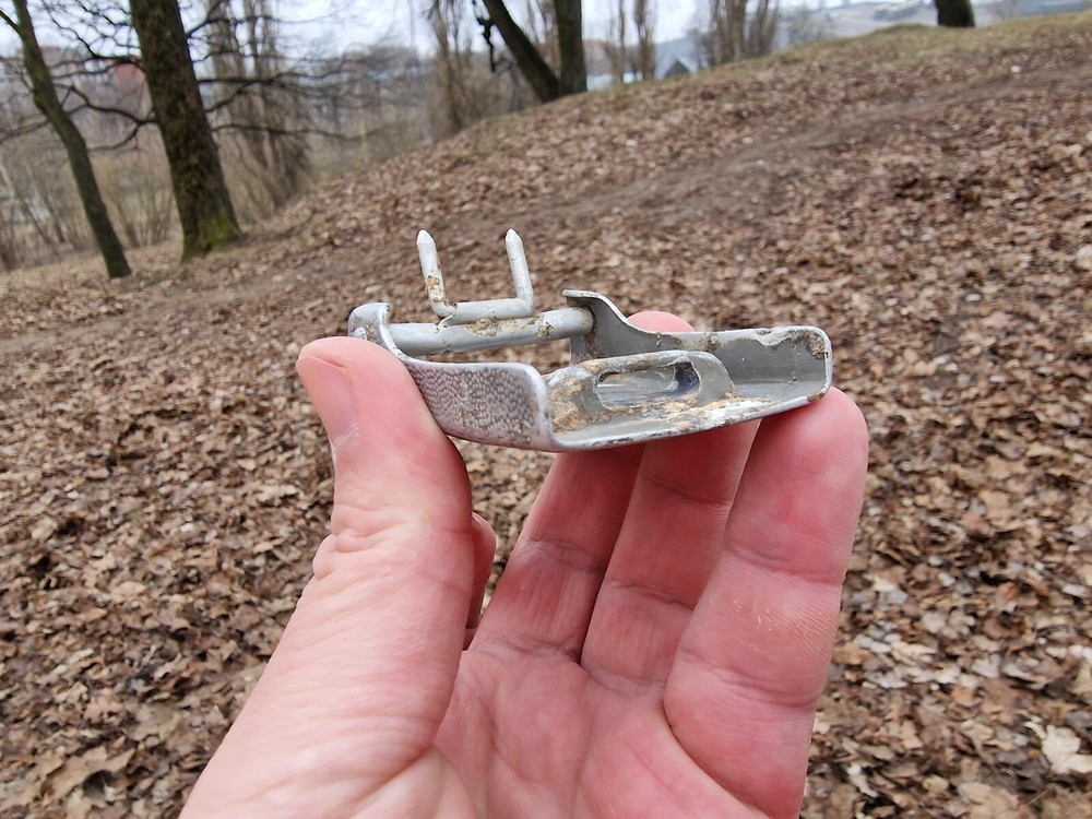 WW2 Original German Buckle Front Item Relic.