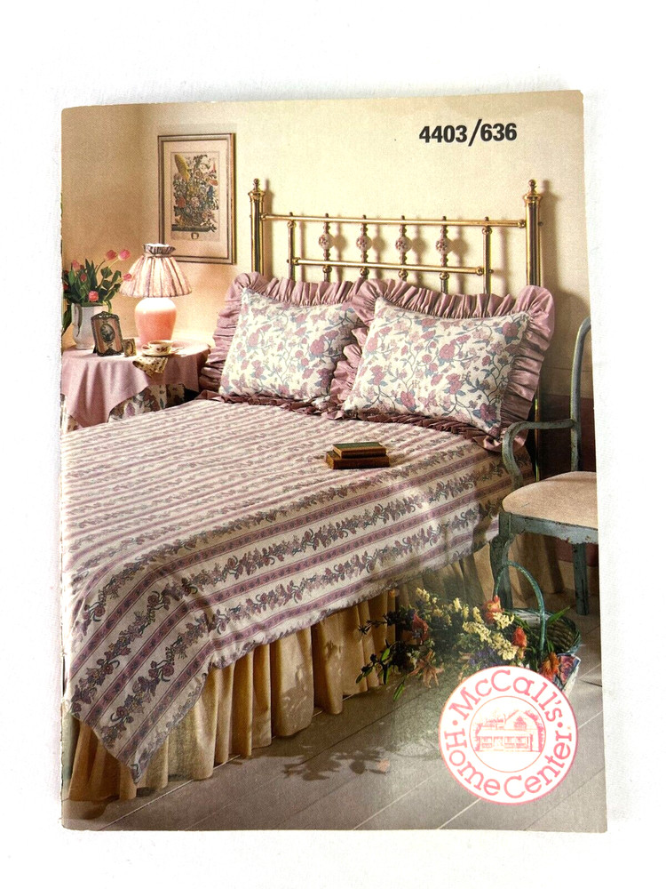 McCALLS CRAFTS Home Center Patterns 4403 "Cover Essentials" Uncut Instruction Bk