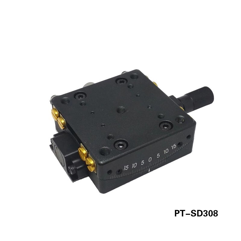 Manual Goniometer Stage ±15° Angle Adjustment Platform PT-SD308