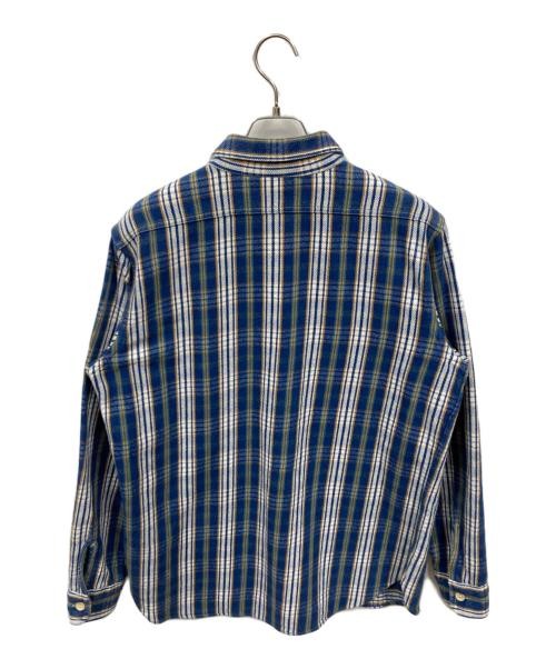 WAREHOUSE Check shirt blue