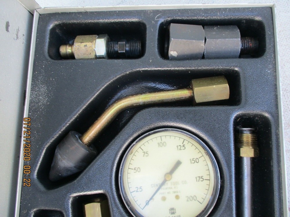 Stewart-Thomas Ind. Compression Tester Mil-T 13011F Type 1 With Case