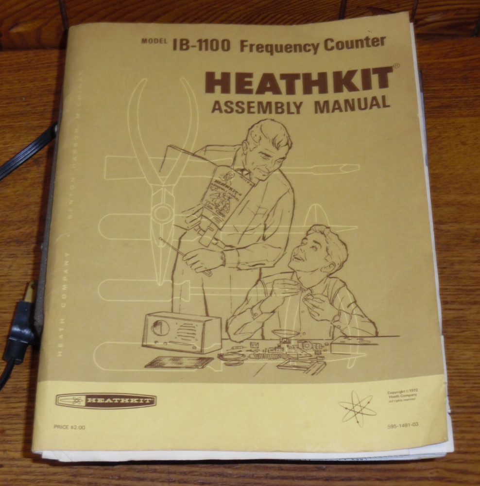 Vintage HeathKit IB-1100 Frequency Counter