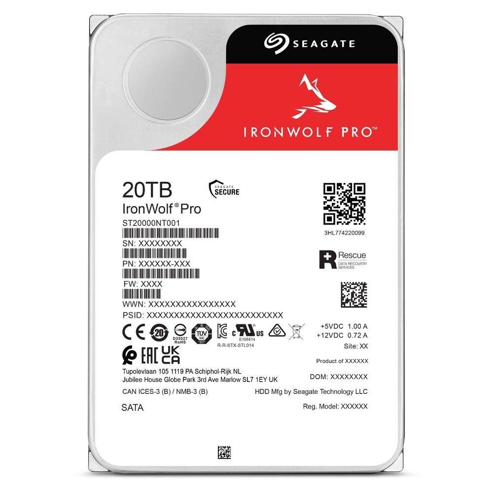 Seagate IronWolf Pro 20TB ST20000NT001