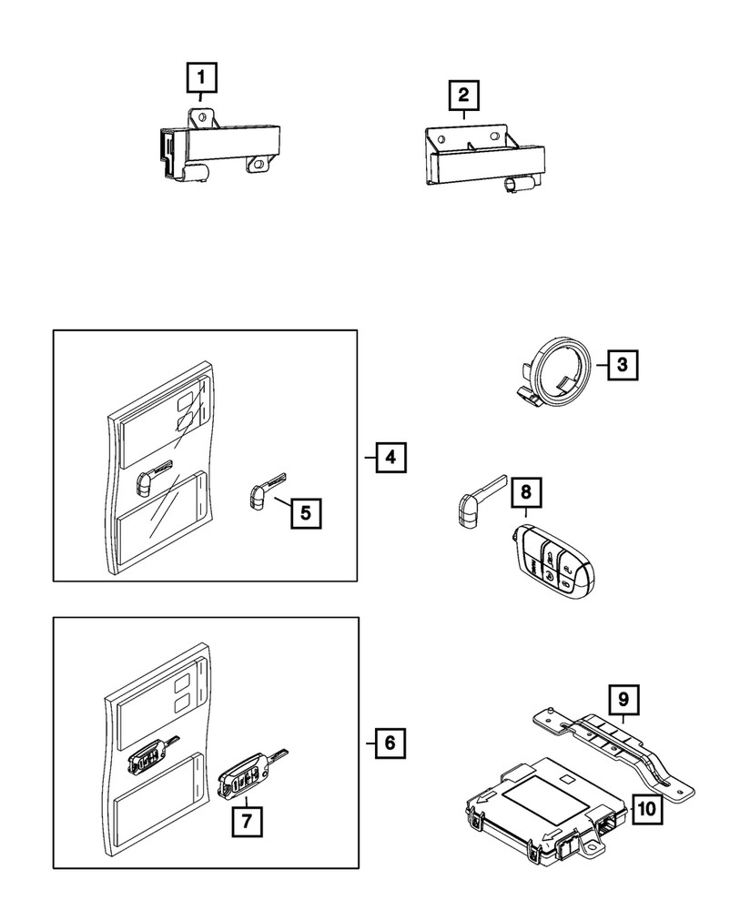 Genuine Mopar Transmitter 7QG14DX9AA