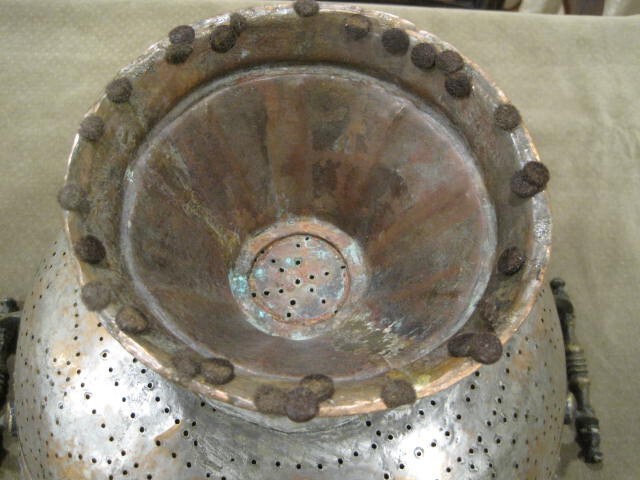 Antique Brass Collander
