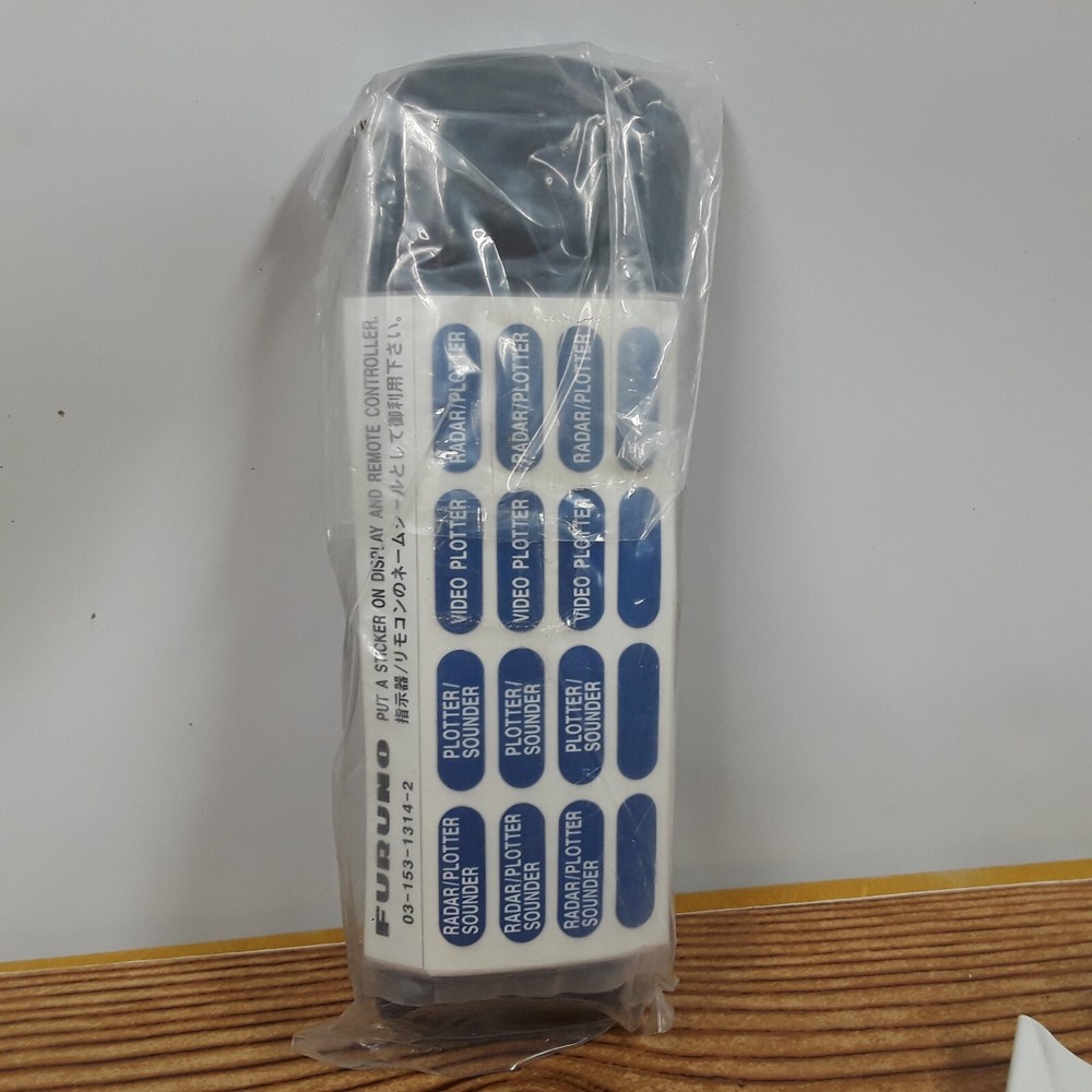 Furuno Remote Control RMC-100 Stickers Sleeve Instructions