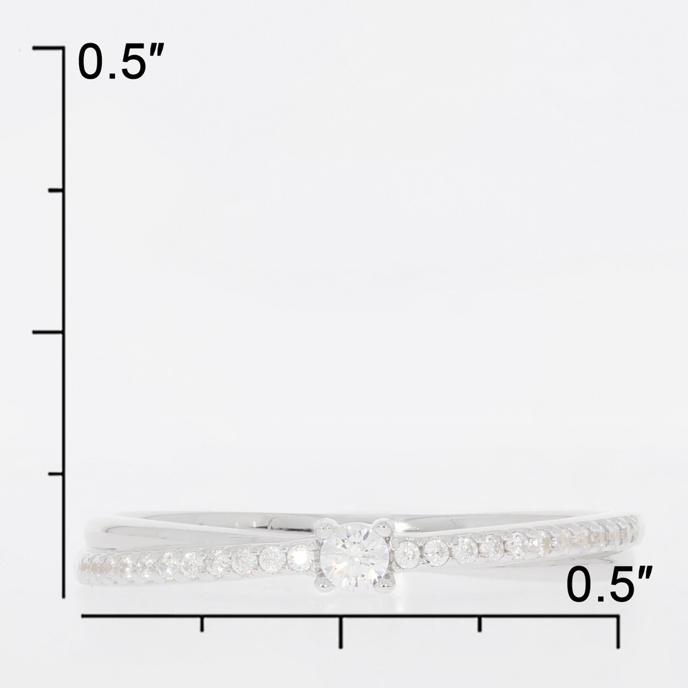 Sterling Silver Semi Mount Ring Setting Round RD 2.5mm