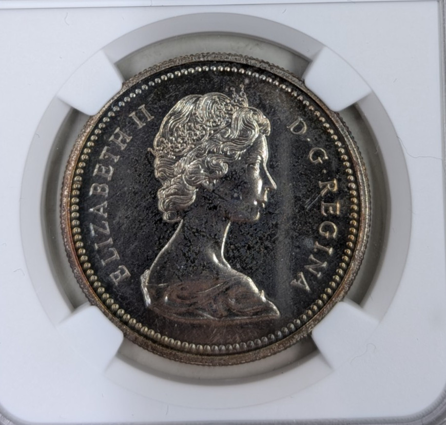 1972 Canada S$1 NGC SP66