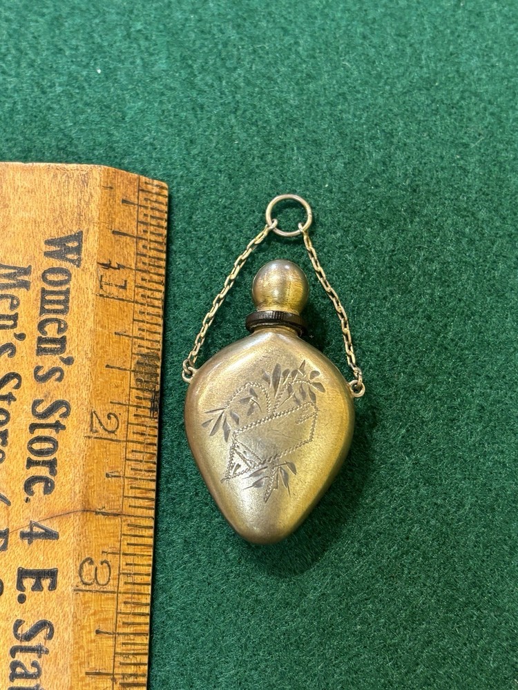 Antique Sterling Silver 925 Perfume Flask