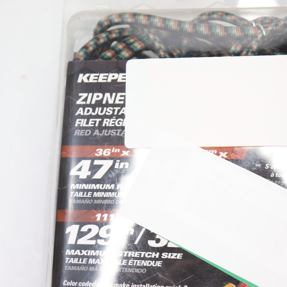 Keeper ZipNet Camo Adjustable Cargo Net