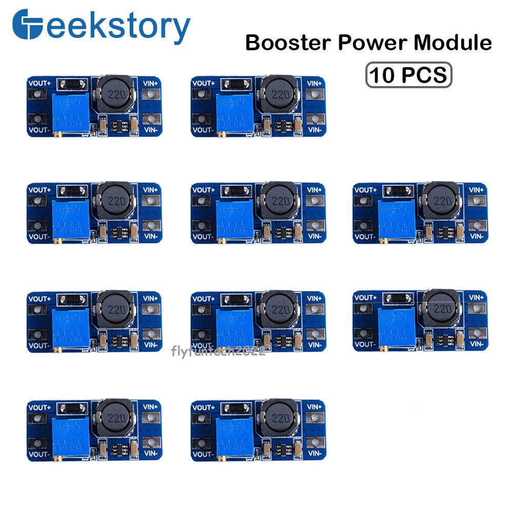10pcs MT3608 DC-DC Step Up Power Module Adjustable Booster Module For Arduino
