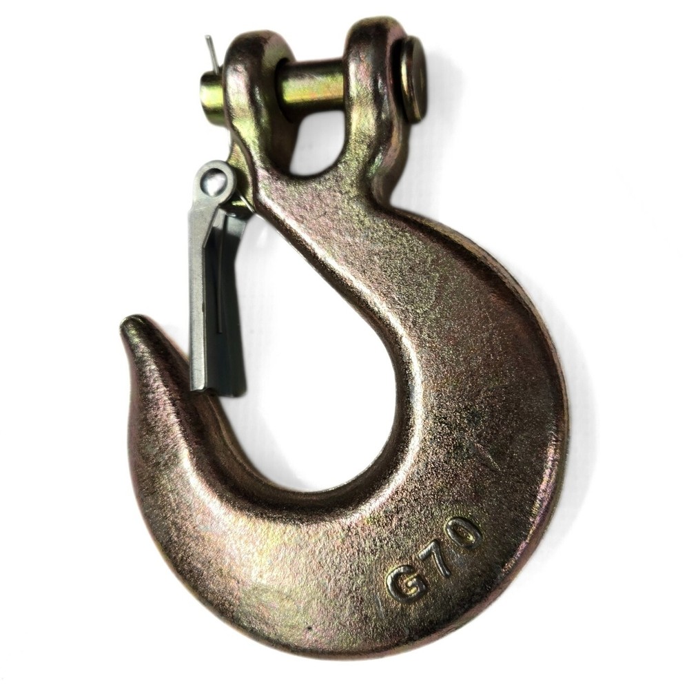 1/2 "Clevis Slip Hook w/ Latch - 10 Pack