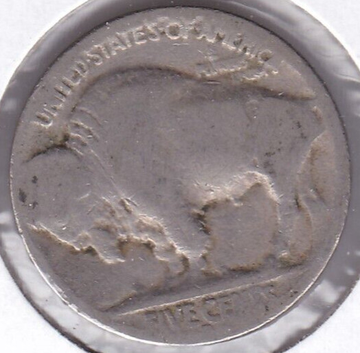 1935-D Buffalo Nickel Acid Dated L1