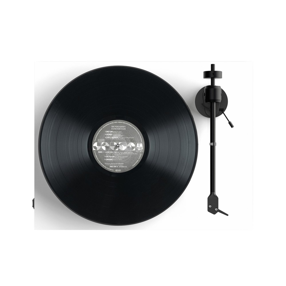 Pro-Ject E1 Phono Plug & Play Turntable with Built-in Phono Satin White